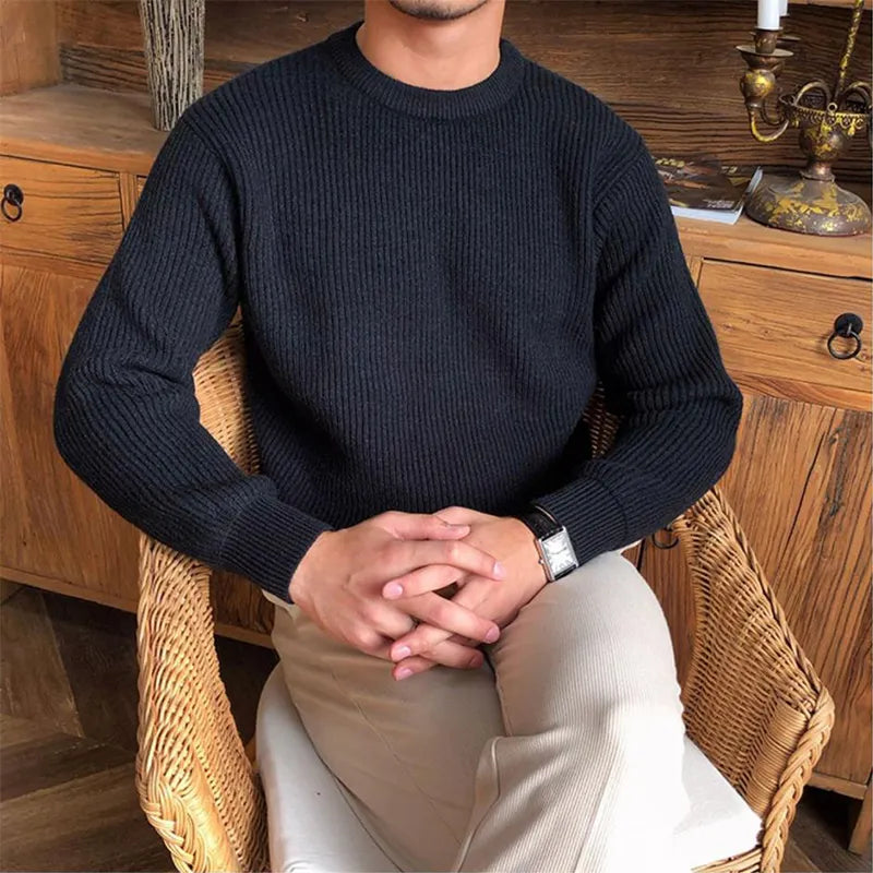 Suéter de punto grueso para hombre