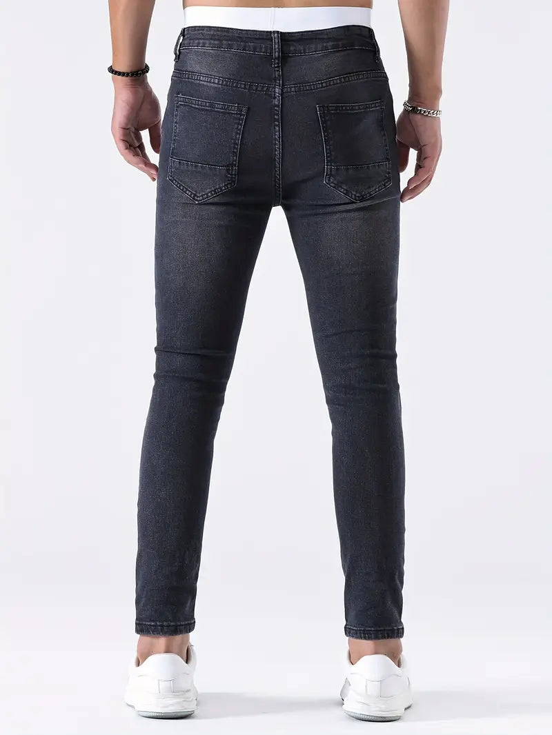 Jeans Estilo Rasgados de Hombre