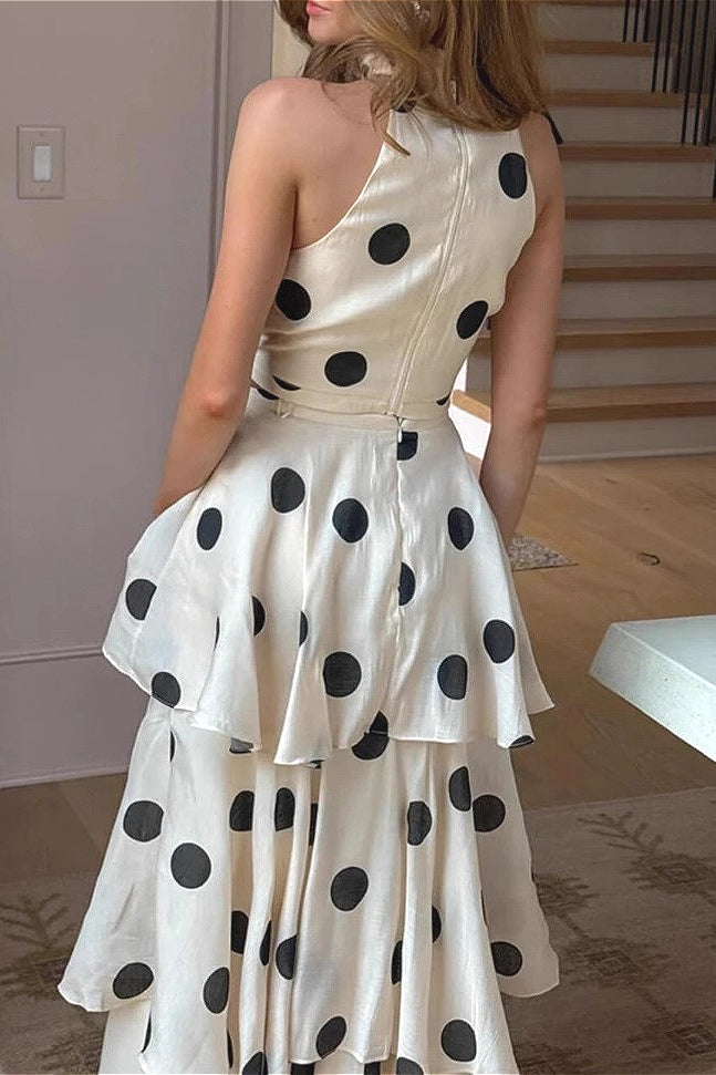 Conjunto de Falda Escalonada