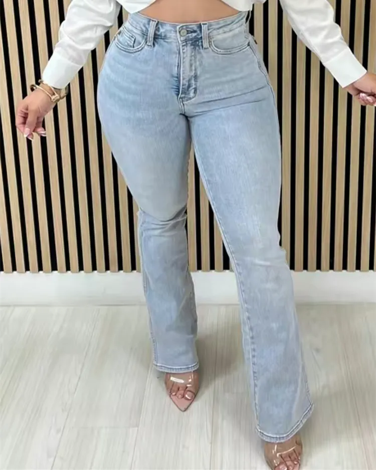 Jeans Tamara de Tiro Alto