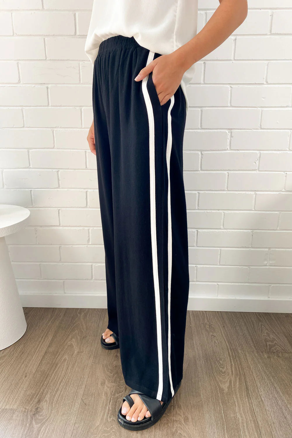 Pantalones de mezcla de lino Courtney