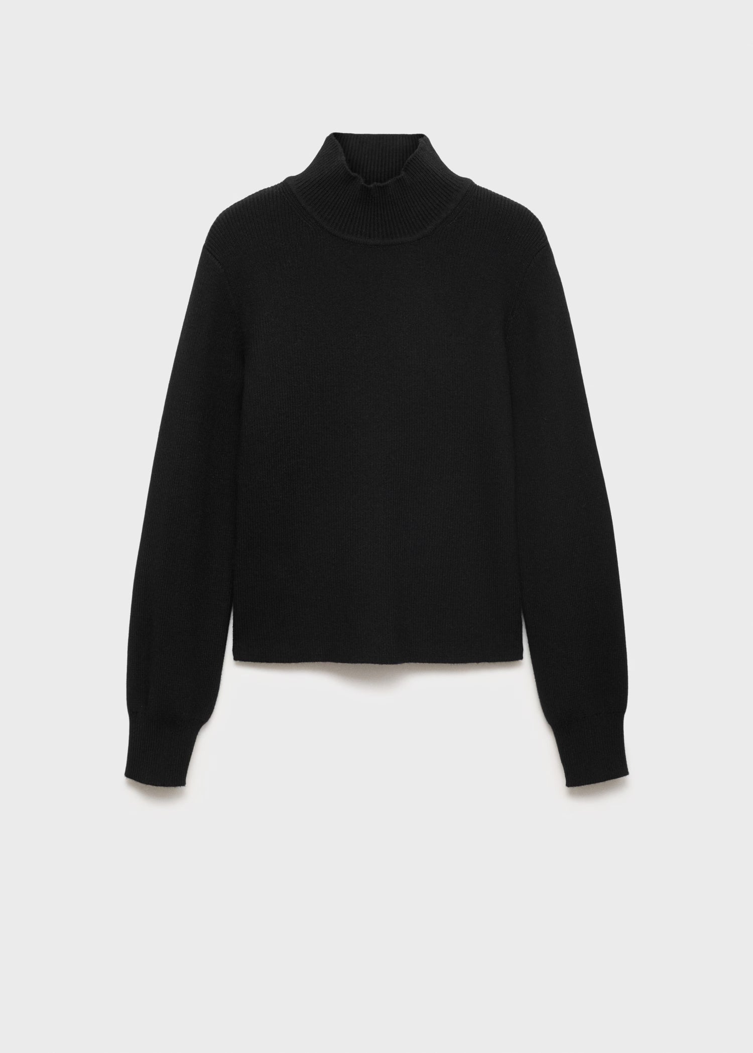 Jersey canalé cuello redondo