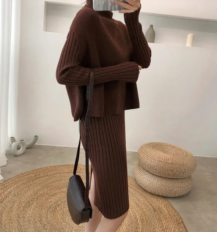 Conjunto Estilo Suéter en punto