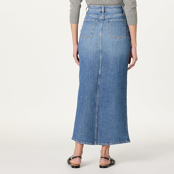 Falda de mezclilla Rylie Maxi