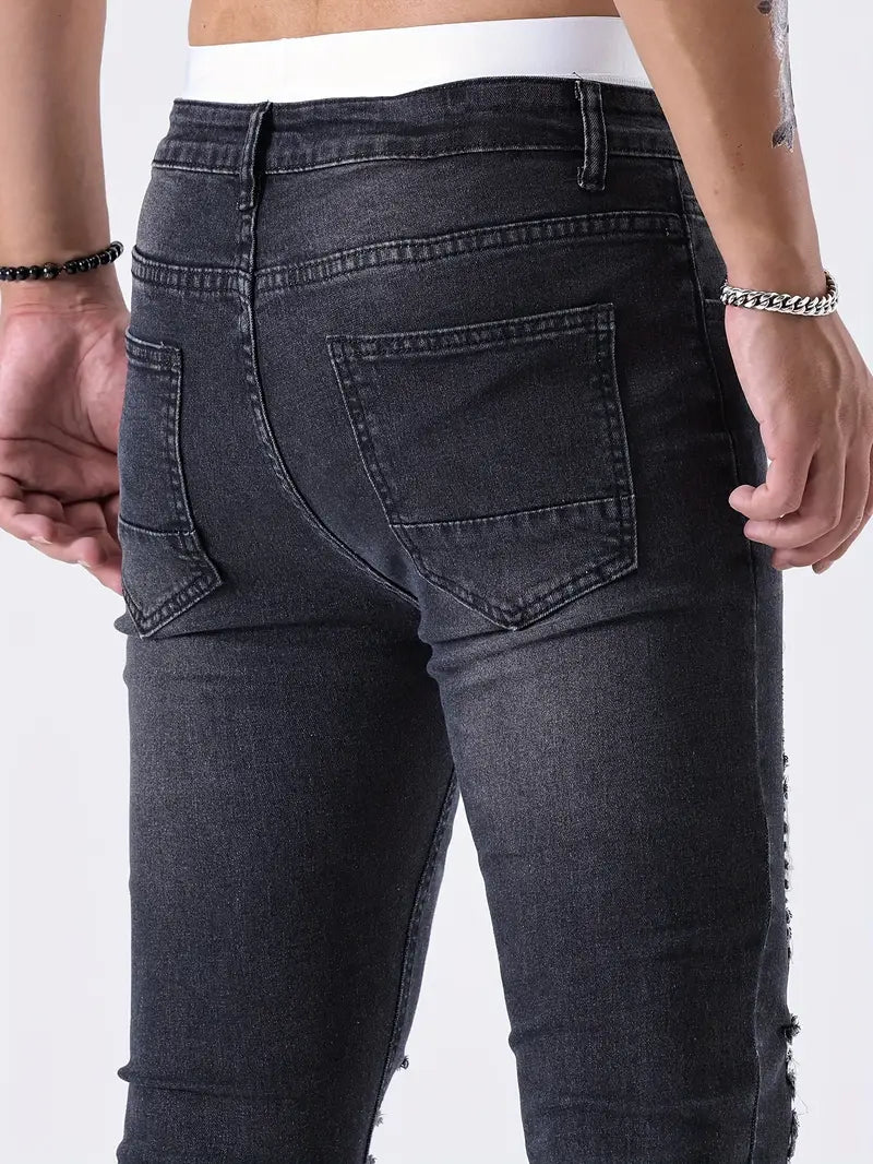 Jeans Estilo Rasgados de Hombre