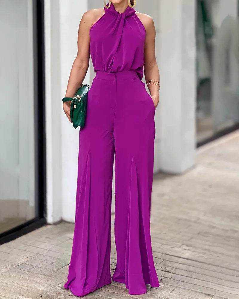 Conjunto de Top de Cuello Alto