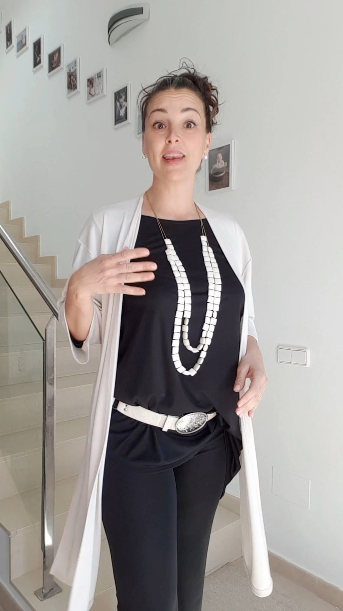 Blusa Asimétrica de punto