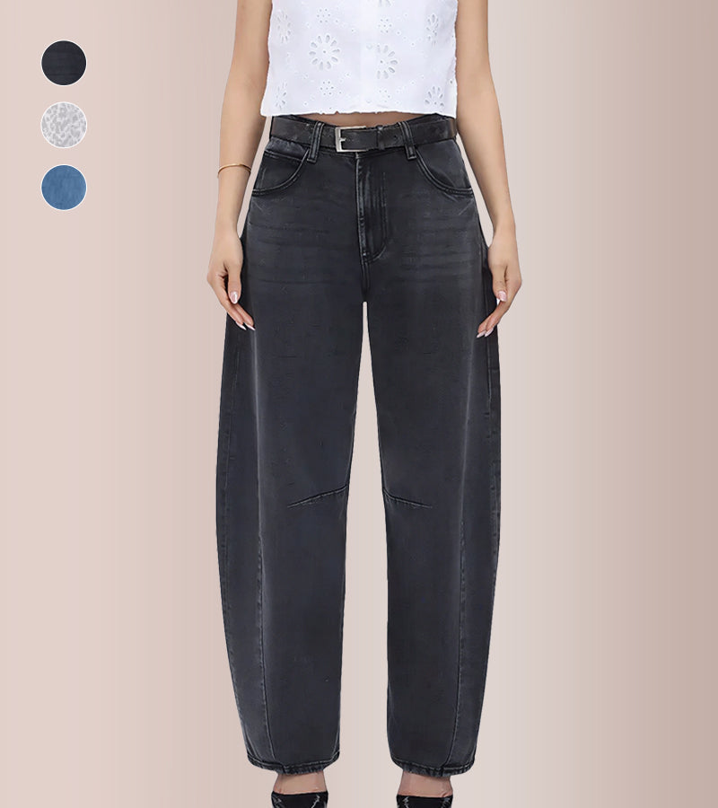 Jeans Holgado y pierna de barril