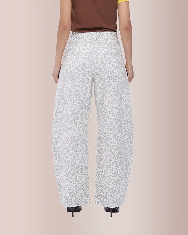 Jeans Holgado y pierna de barril