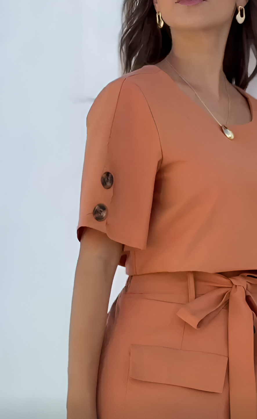 Vestido Encanto Terracota