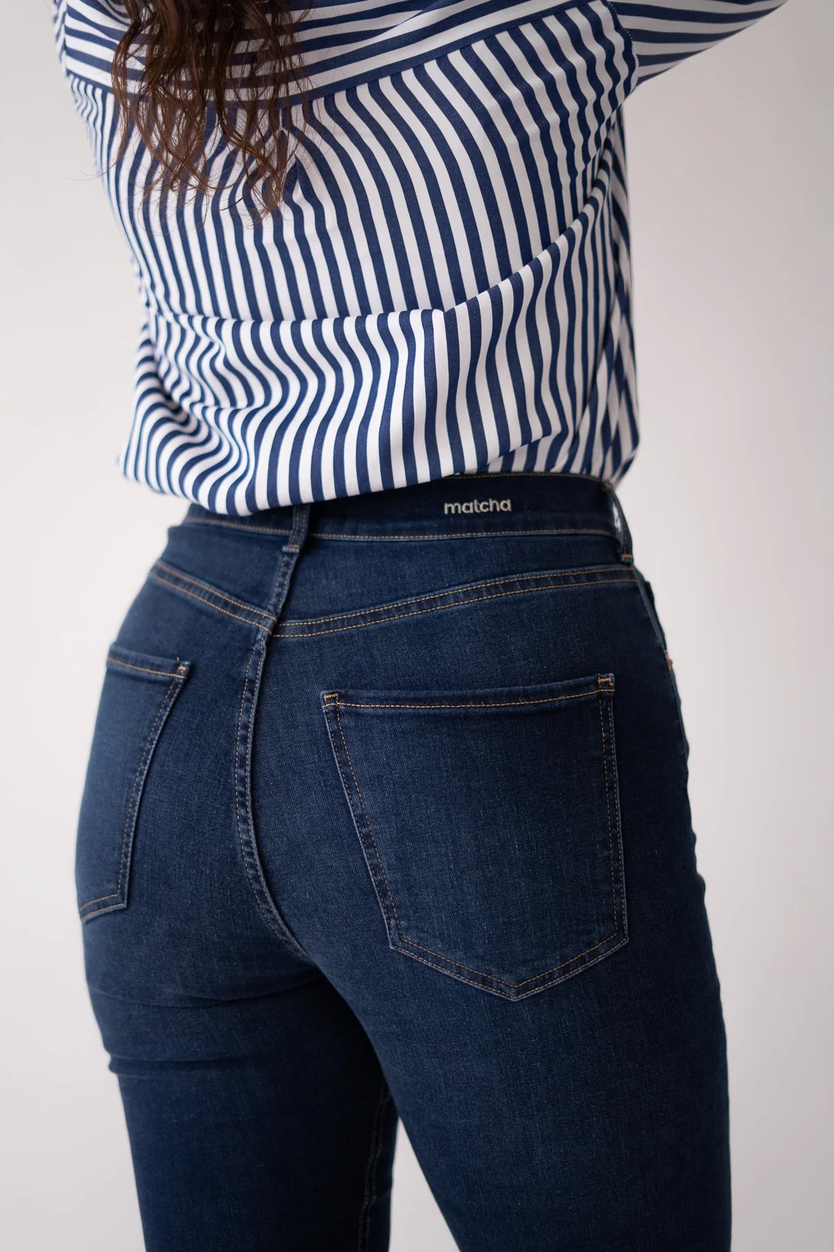 Jeans Tiro Alto Estilo Mom