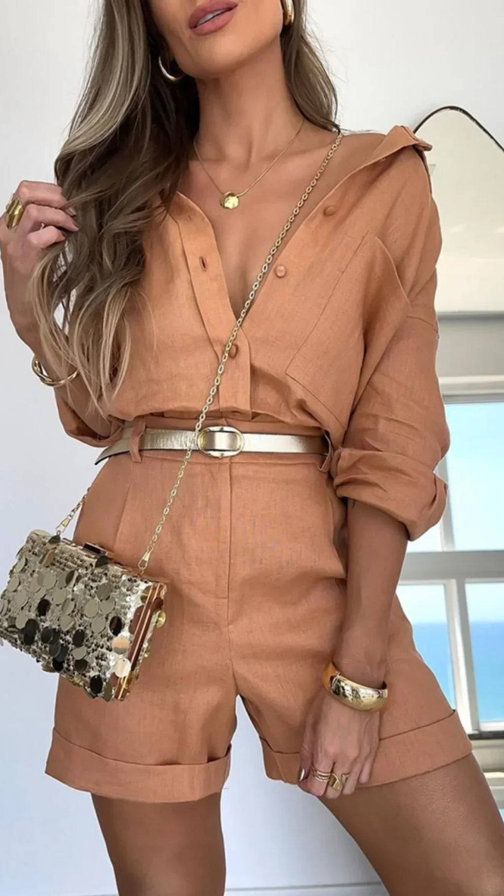 Lorena Conjunto Lino + Cinturón