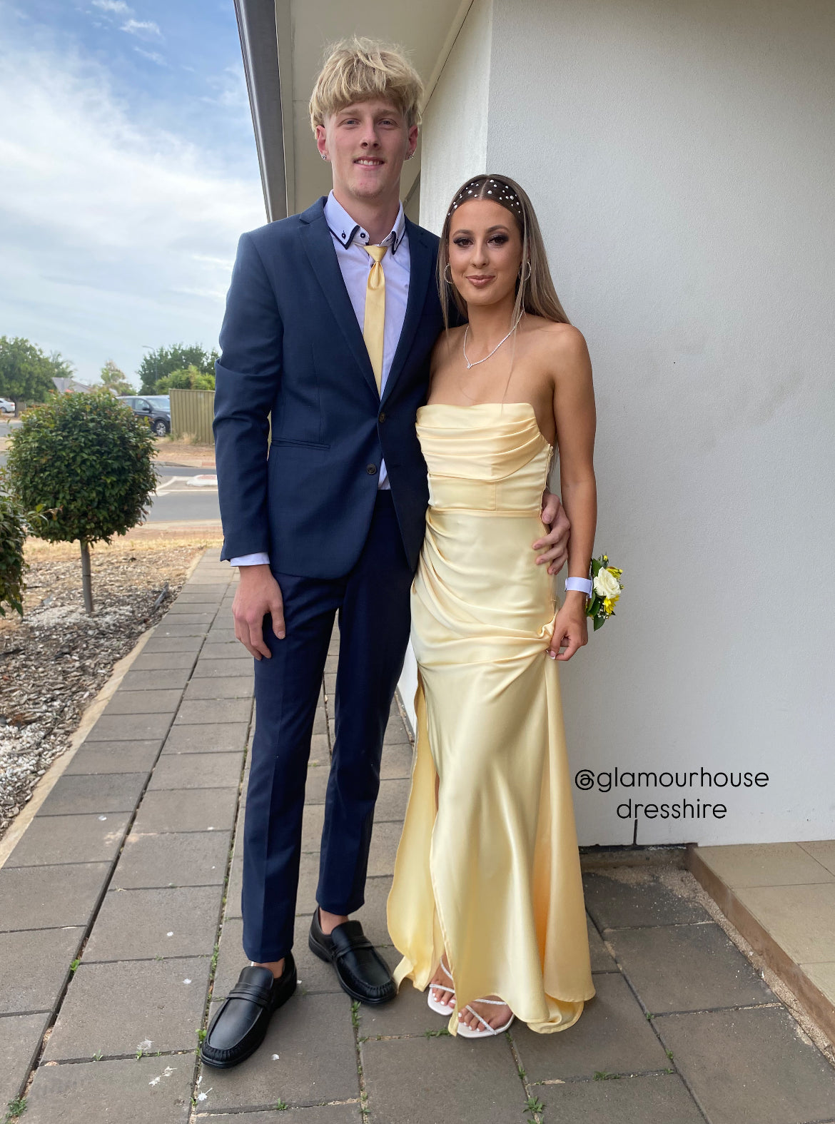 Vestido sin tirantes Adriana