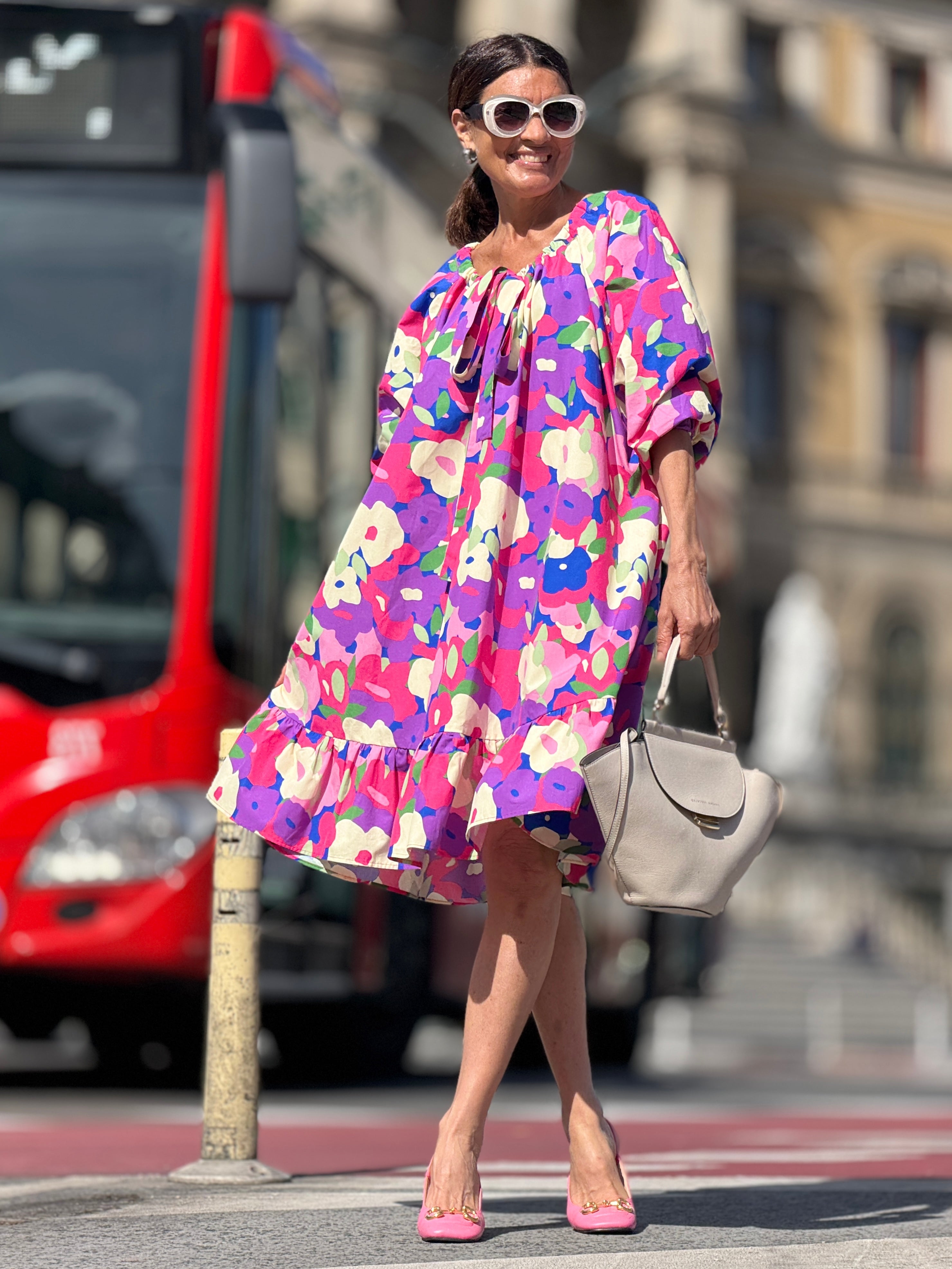 Vestido Flores Hiedra