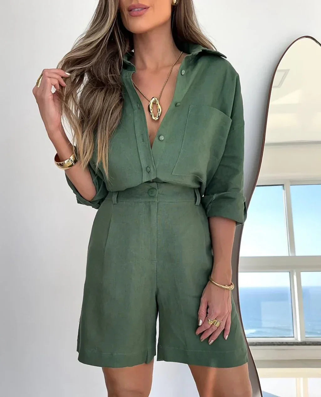 Lorena Conjunto Lino + Cinturón