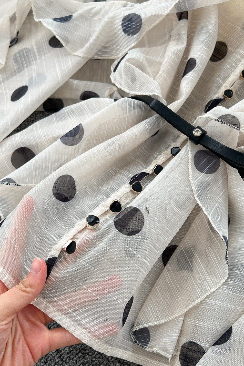 Conjunto Elegante de Lunares