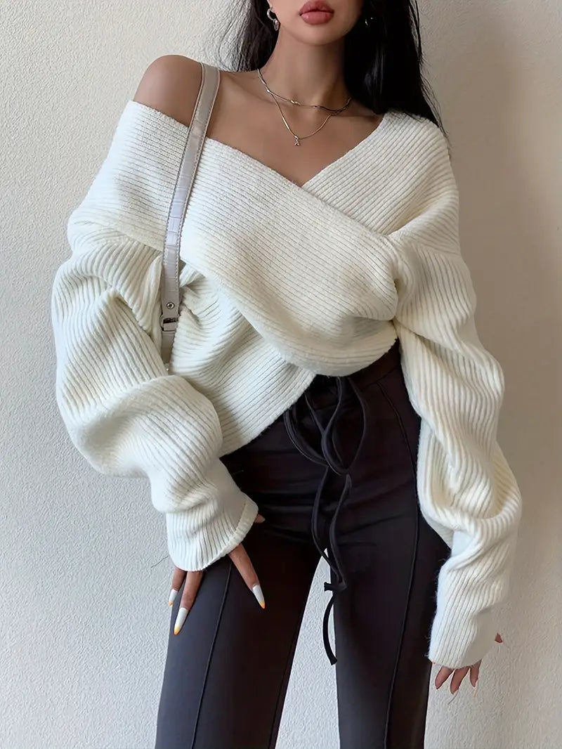 Suéter Estilo Cruzado