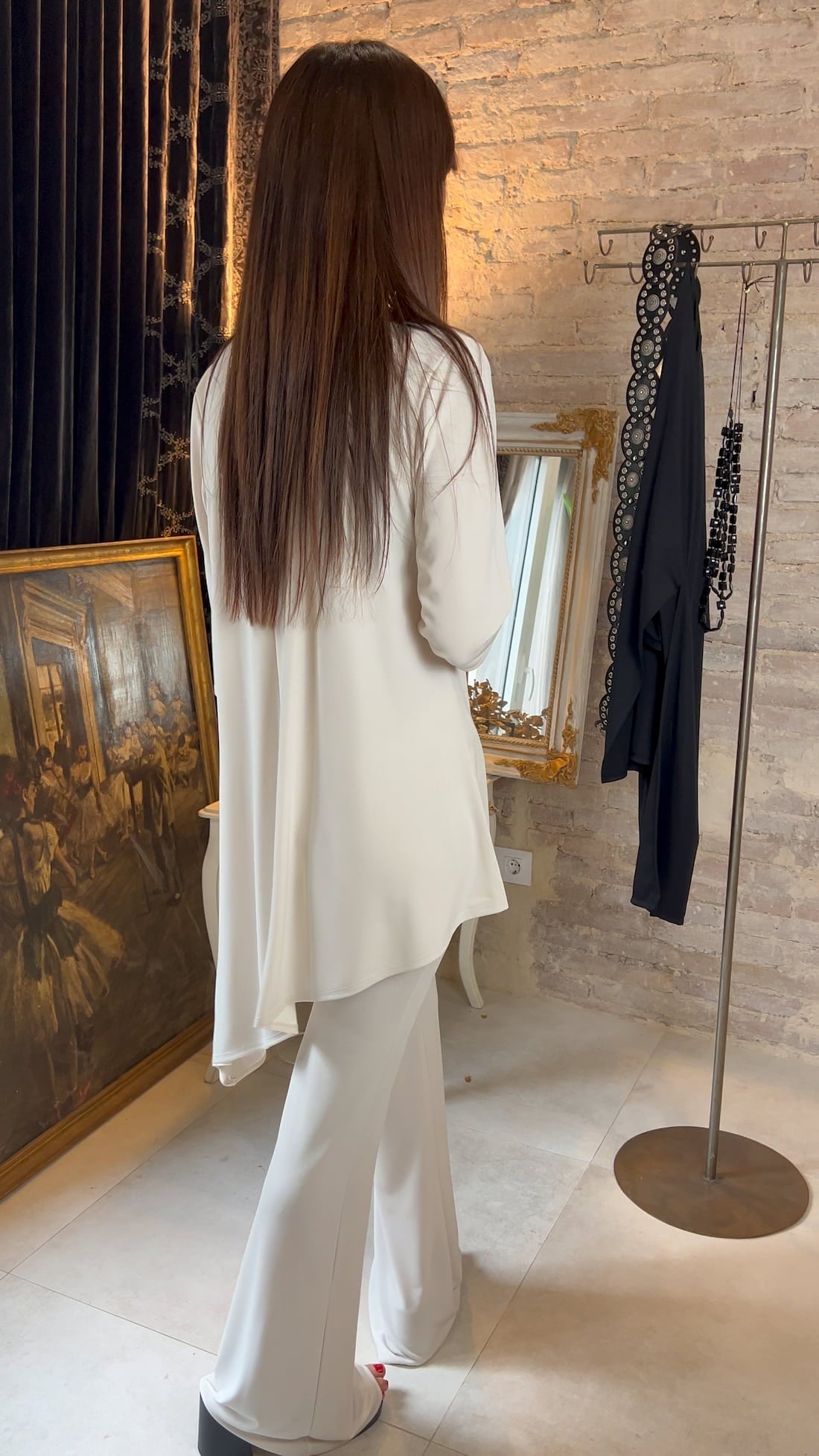 Blusa Asimétrica de punto