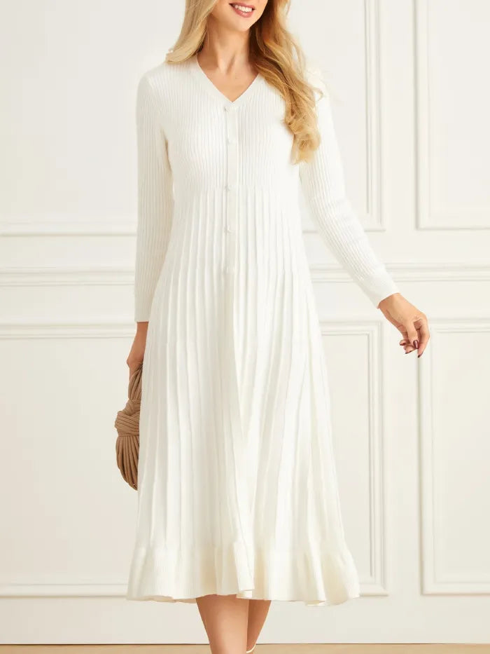 Vestido Elegante Plisado