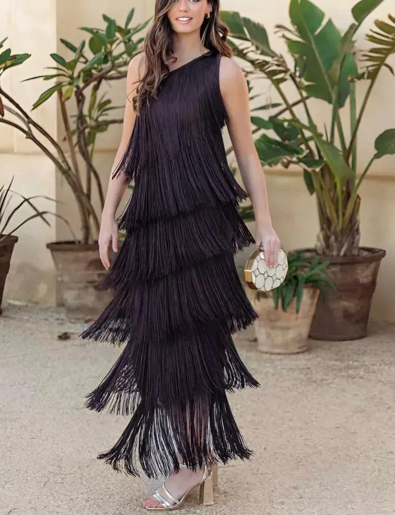 Vestido de Flecos Fiona