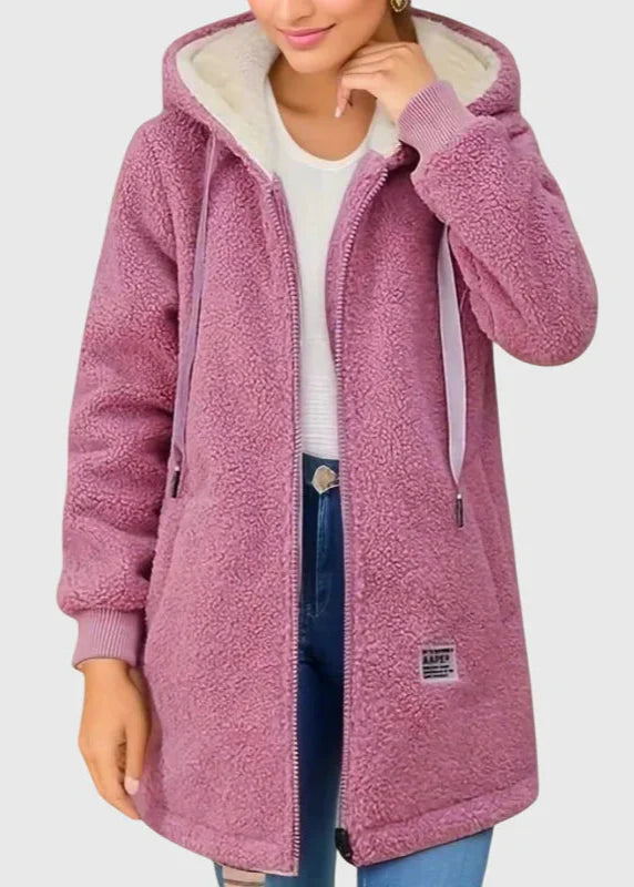 Chaqueta polar con capucha Camila