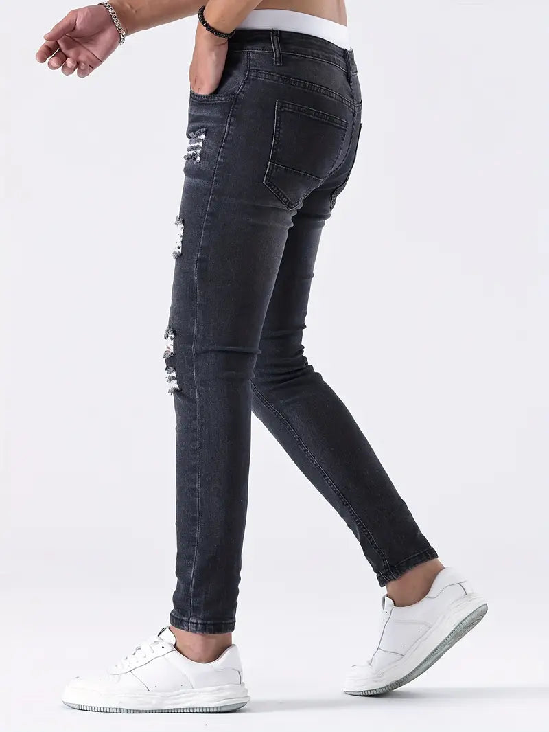 Jeans  Estilo Rasgados de Hombre