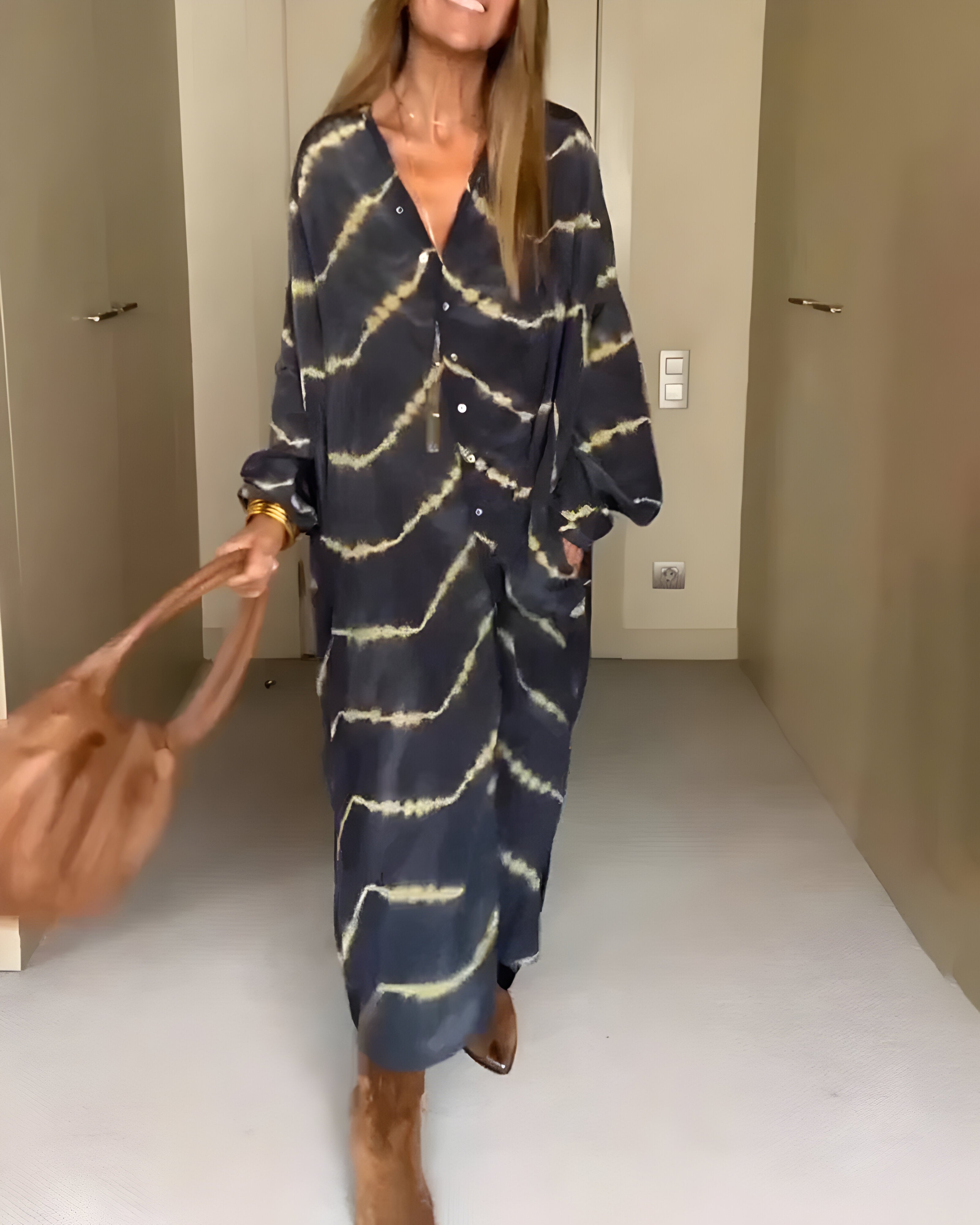 Julia | Vestido Maxi Boho Rayas