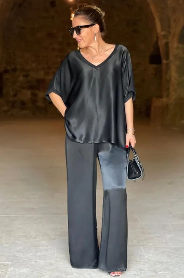 Mono Chic Estilo Satinado