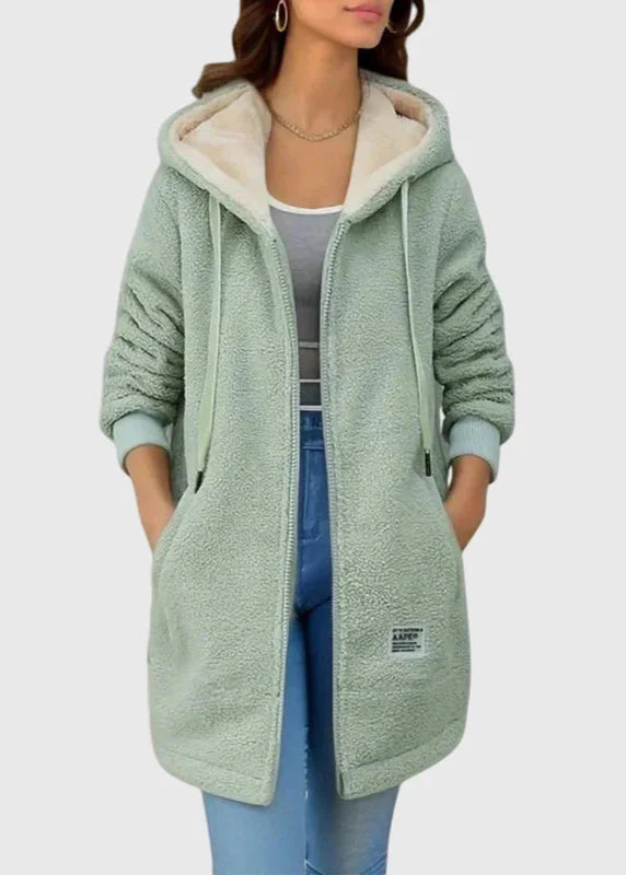Chaqueta polar con capucha Camila