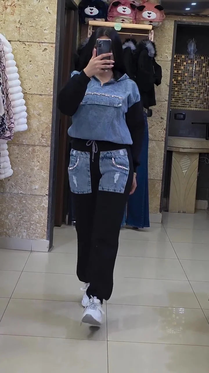 Conjunto de Mezclilla Estilo Casual