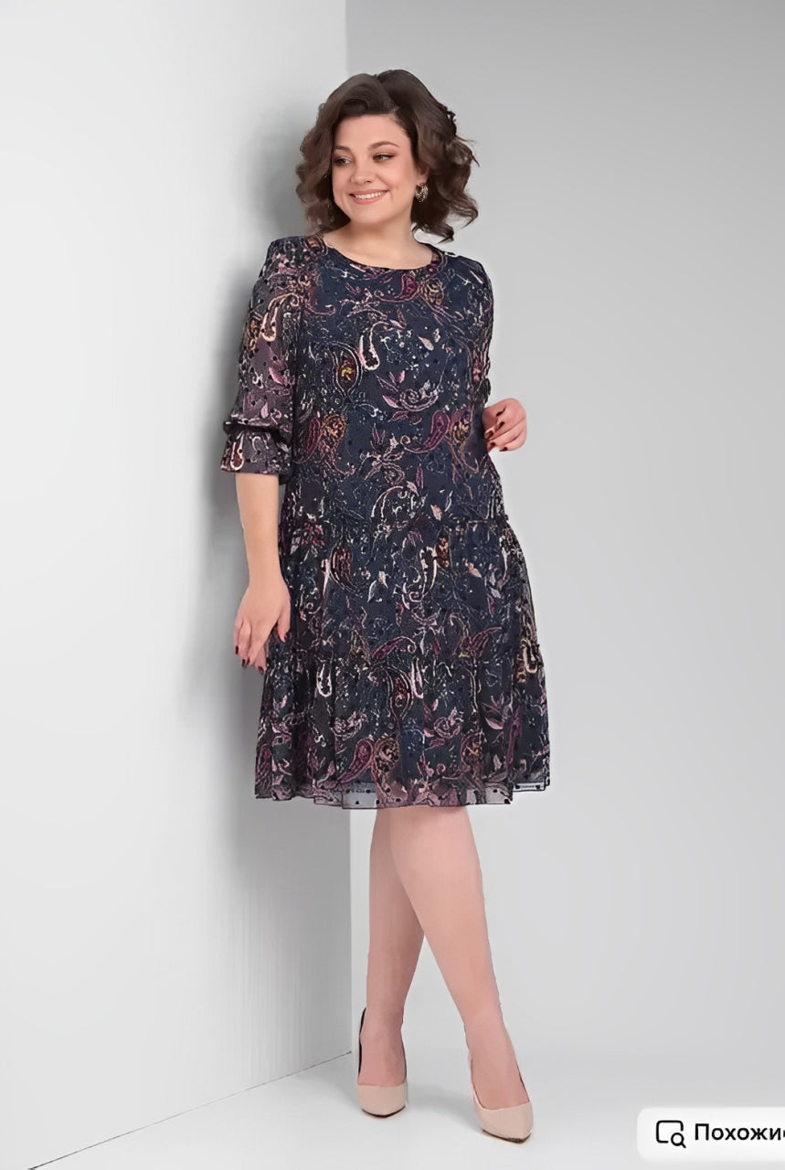 Nuevo vestido estampado de primavera 2025