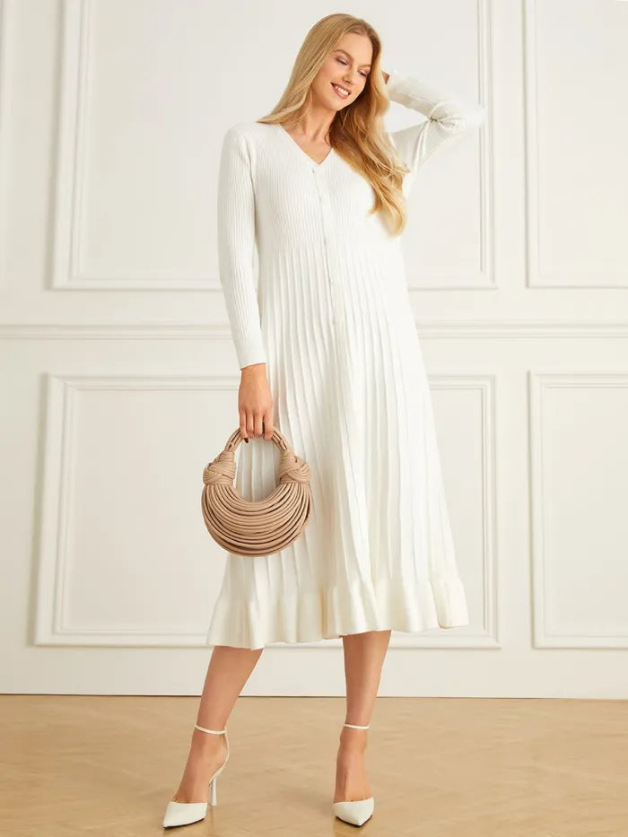 Vestido Elegante Plisado