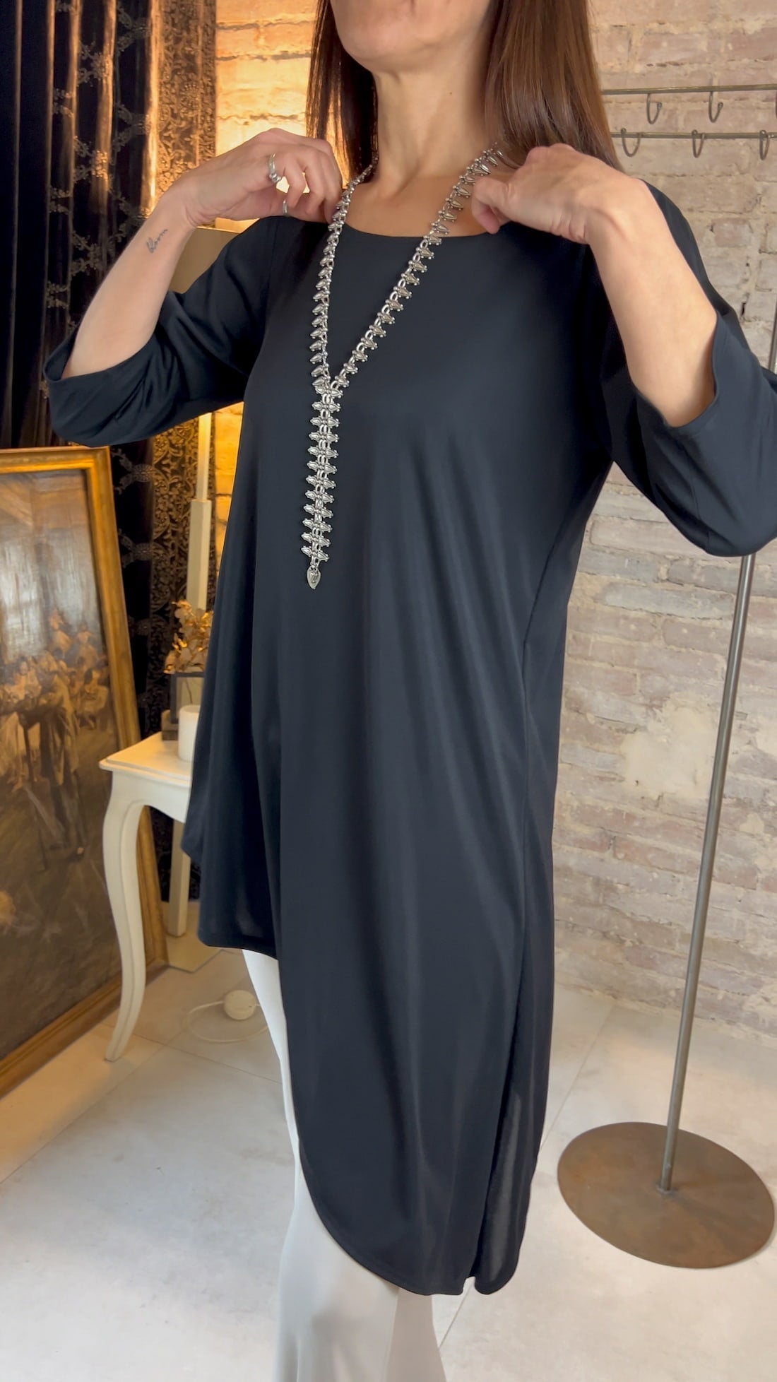 Blusa Asimétrica de punto