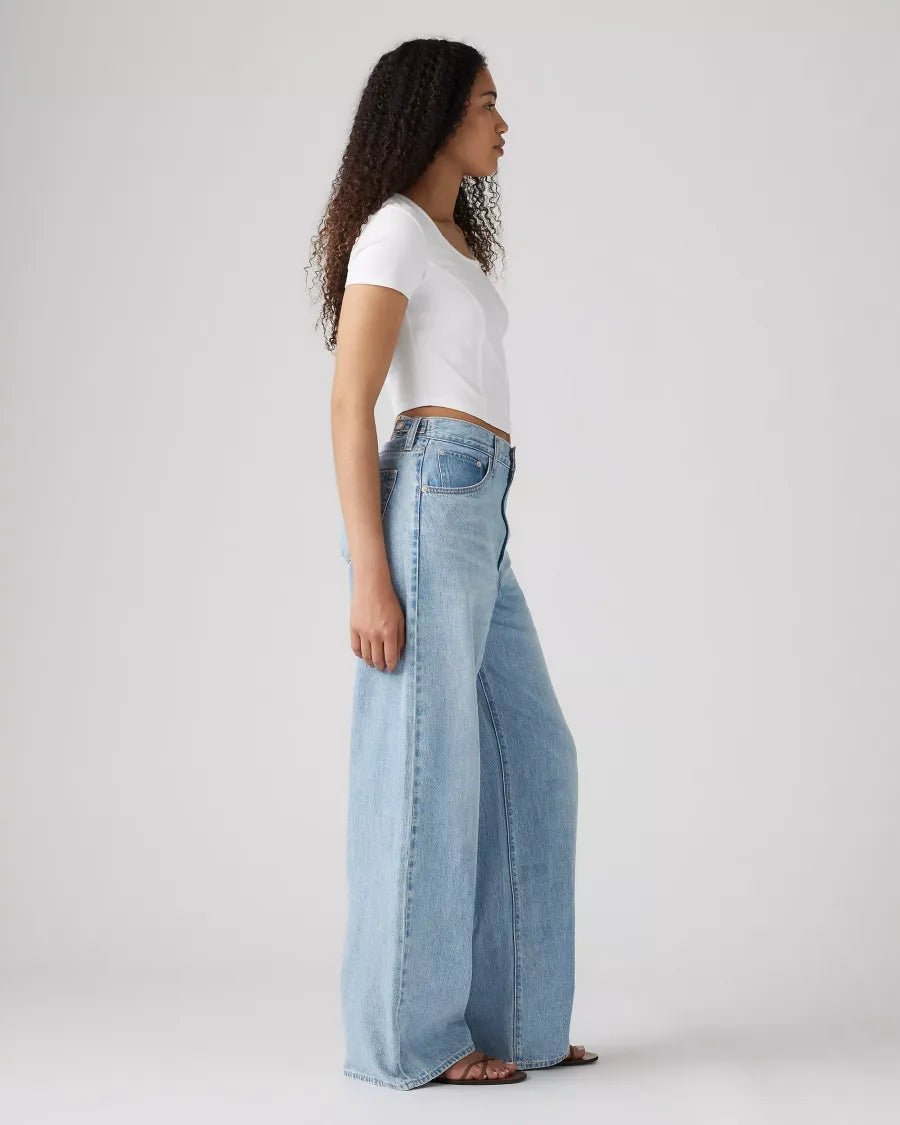 Vaqueros holgados con cintura ajustable