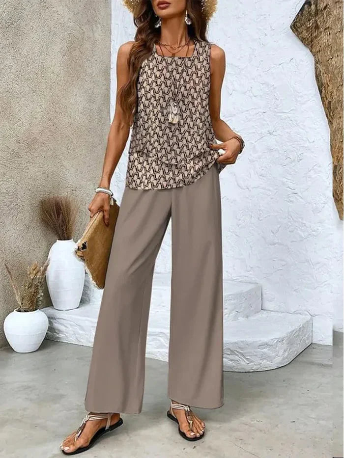 Conjunto de verano ligero y elegante (LIQUIDACIÓN)