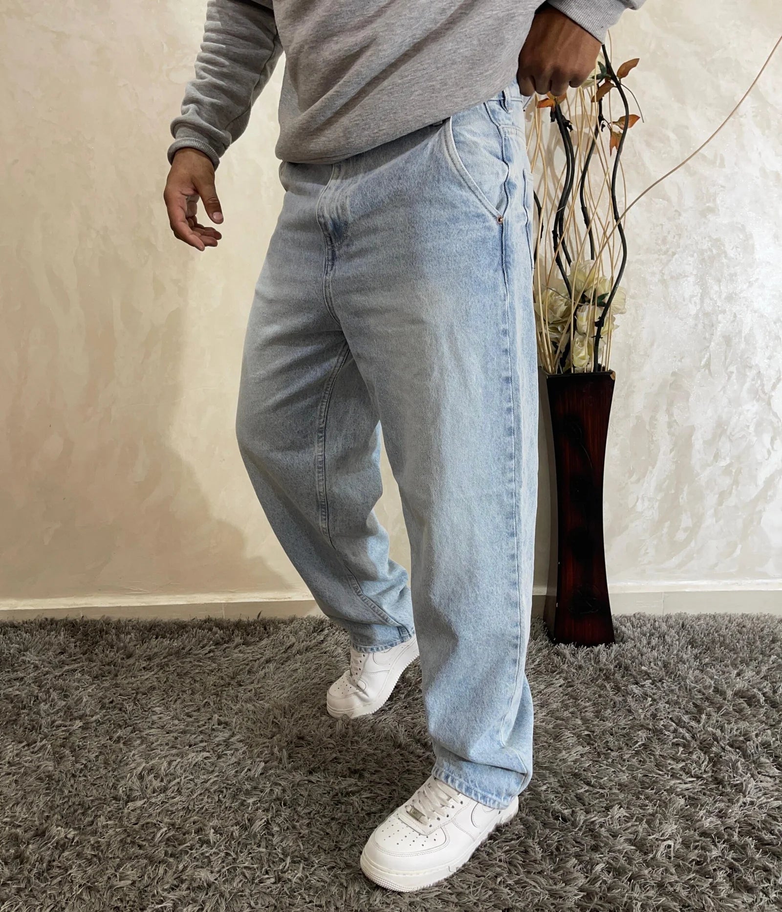 vaqueros holgados de estilo hip hop