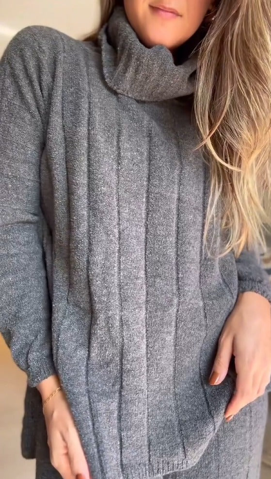 Conjunto de Punto Cuello Tortuga