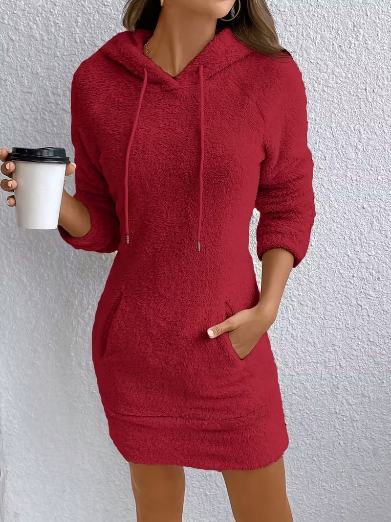 Vestido con Capucha Teddy