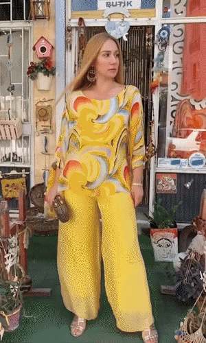 Conjunto de gasa con estampado