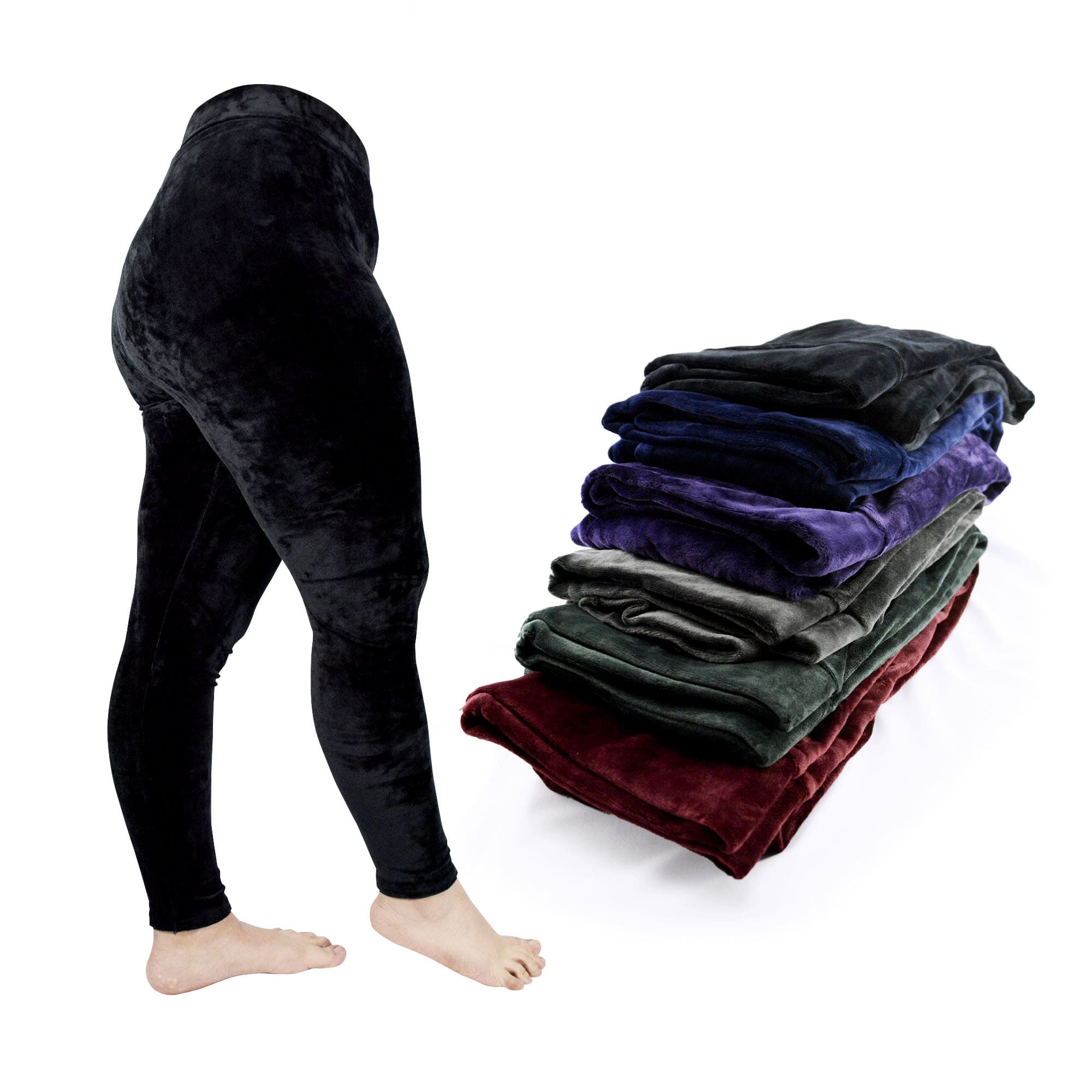 portada calza terciopelo mujer invierno SS-878 colores